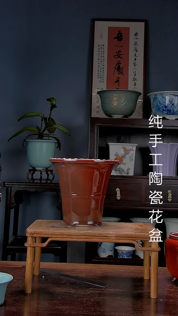 跳****界景德镇手工陶瓷花盆