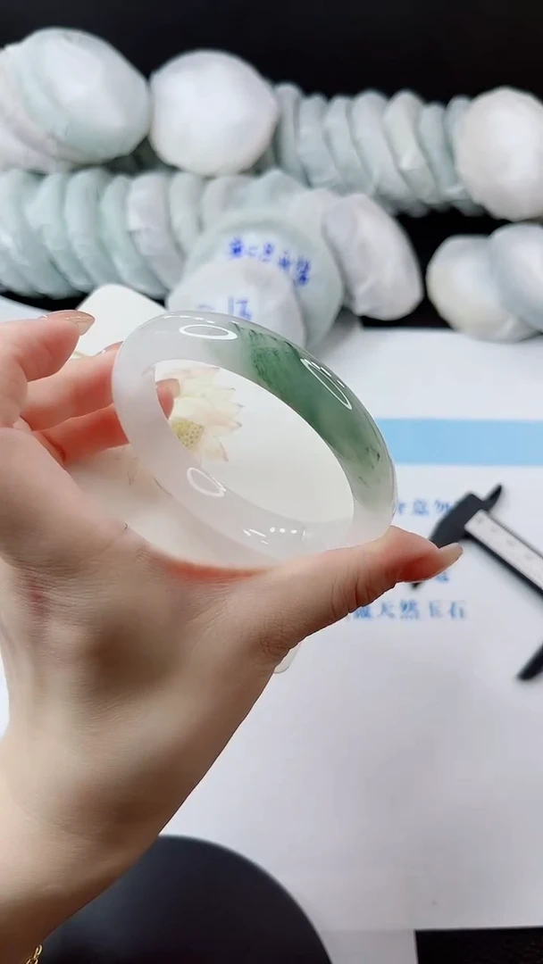 未镶嵌手镯石英质玉多样性发货L298-64