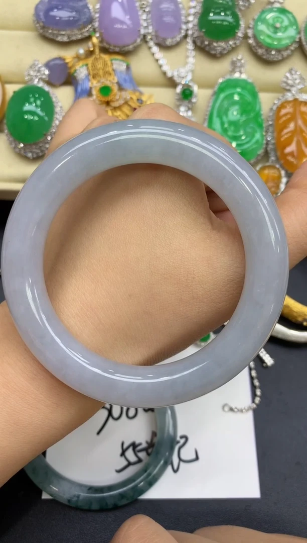 未镶嵌手镯翡翠487-中国好珍宝