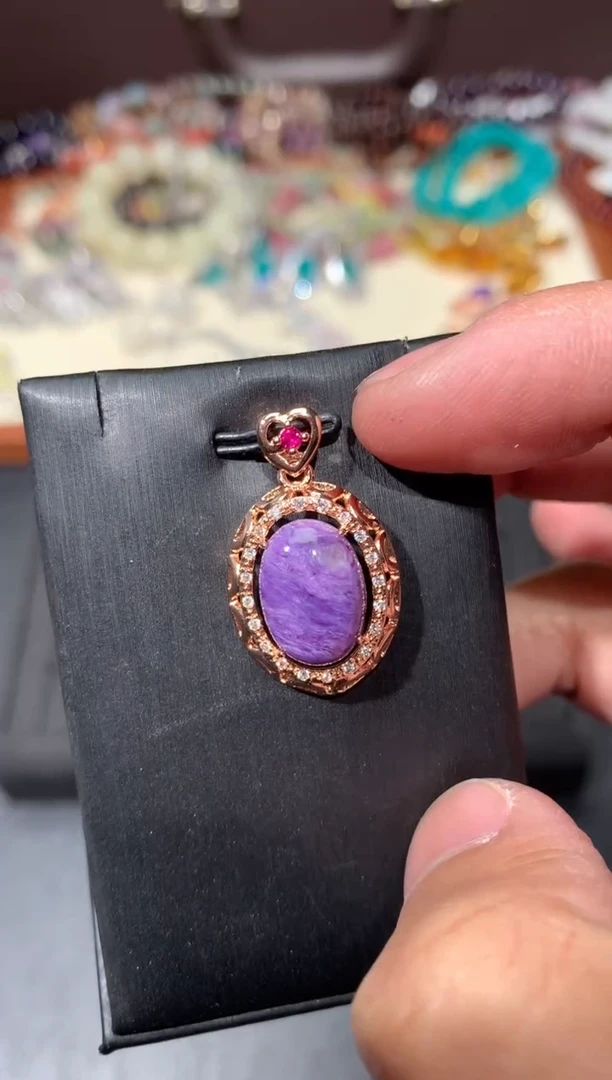 查罗石未镶嵌颈饰K44【多样性发其一】