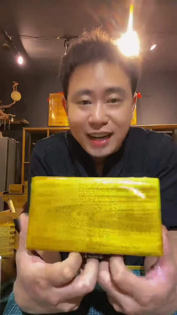 金丝楠木制品金砖盒
