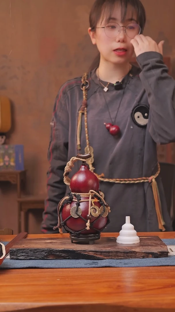 1013号链接精品大漆葫芦现货现发[一物一拍]（600-700ml）