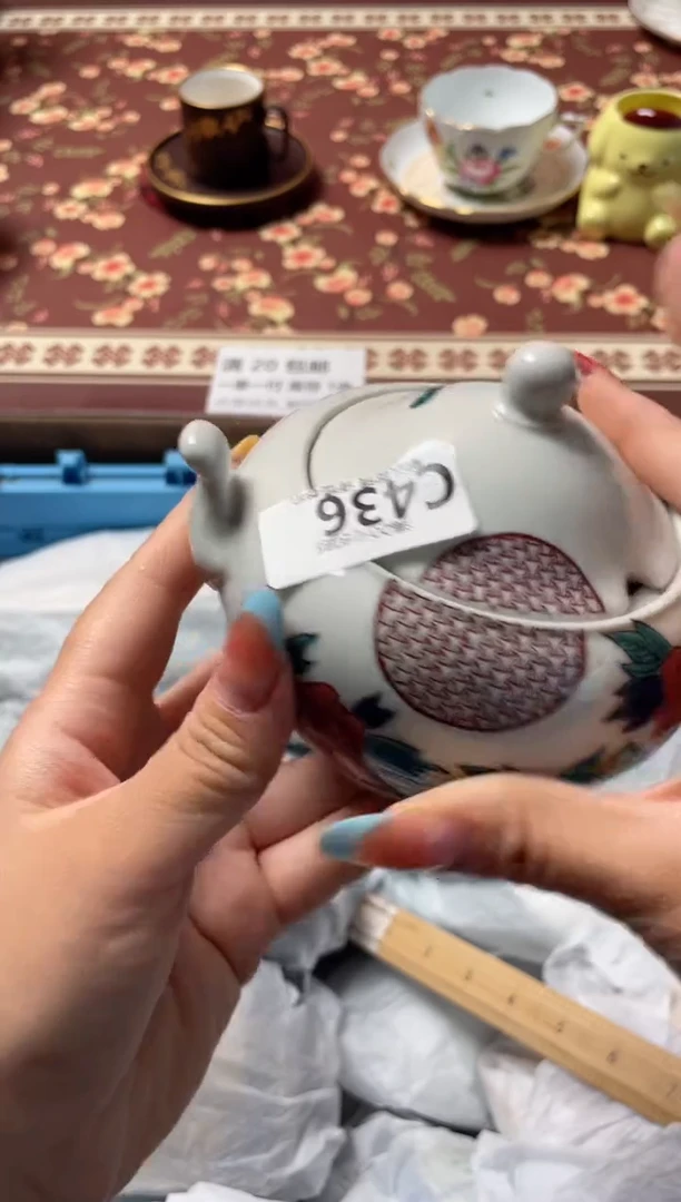 瓷片平***福瓷器瓷器C436