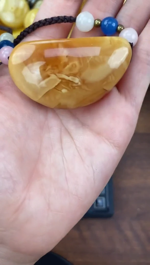 裸石琥珀未镶嵌天然琥珀蜜蜡