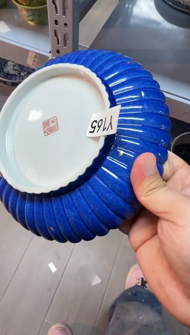 瓷片Y165家庭瓷器日用摆件瑕疵