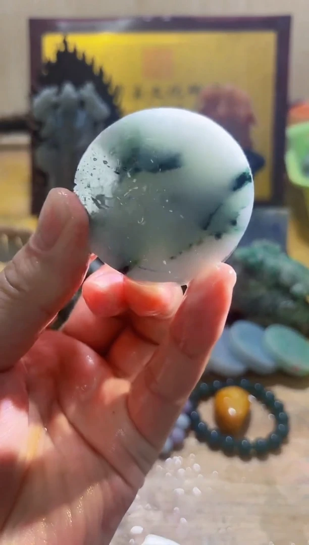 未镶嵌挂件翡翠A货常星5936