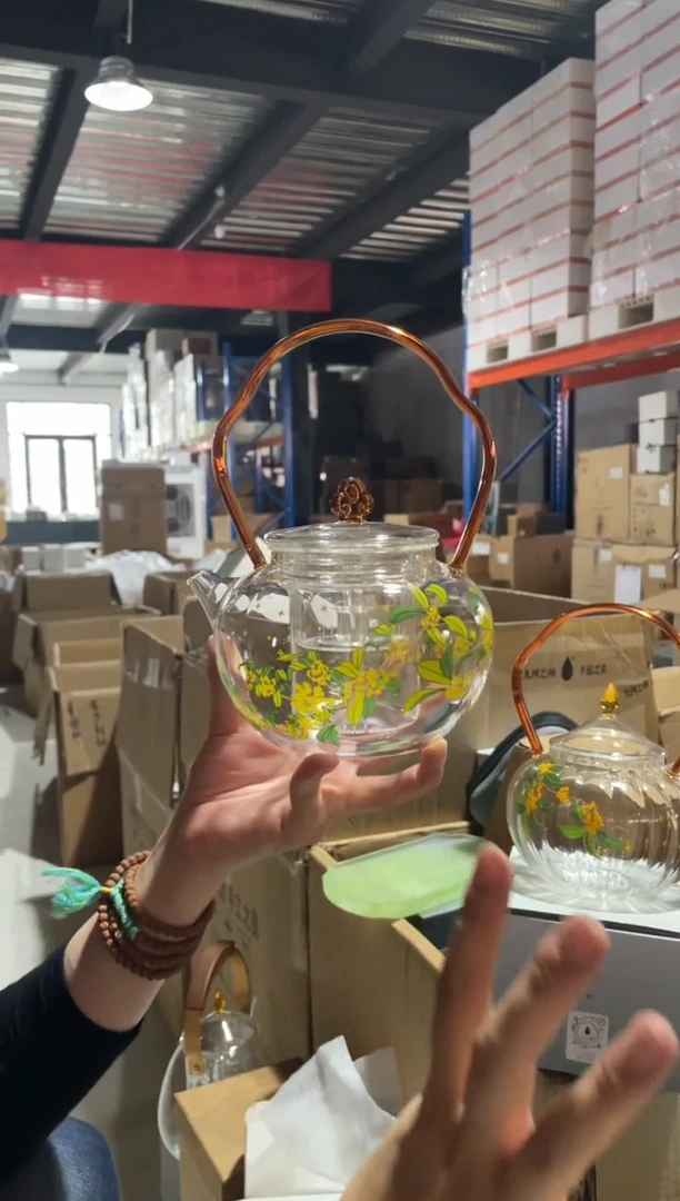 九河金狮通运壶琥珀把桂花蒸煮壶