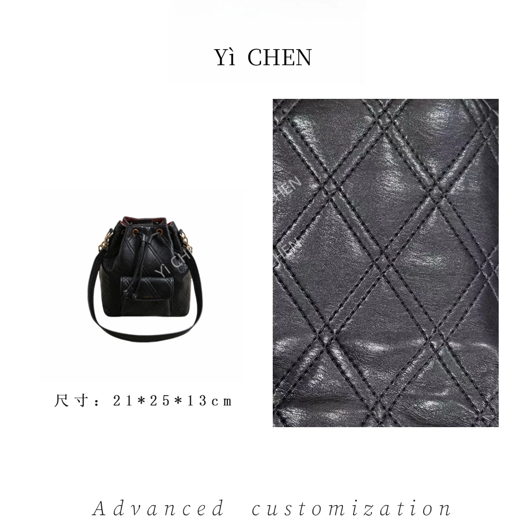 【Yì CHEN】SK-62958-1-黑色简约时尚女士新款轻奢单肩斜跨包