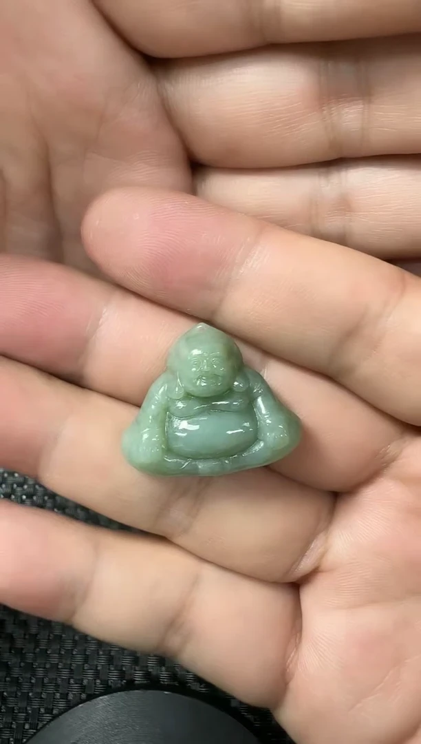 吊坠(不含链)未镶嵌和田玉粉青吊坠