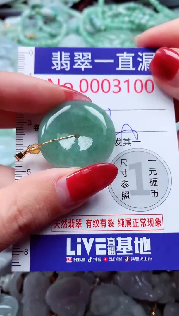 吊坠(不含链)未镶嵌翡翠3100