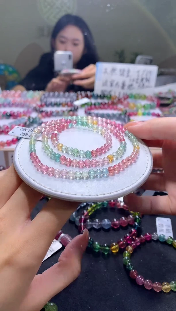 未镶嵌手串碧玺A37【天然碧玺】