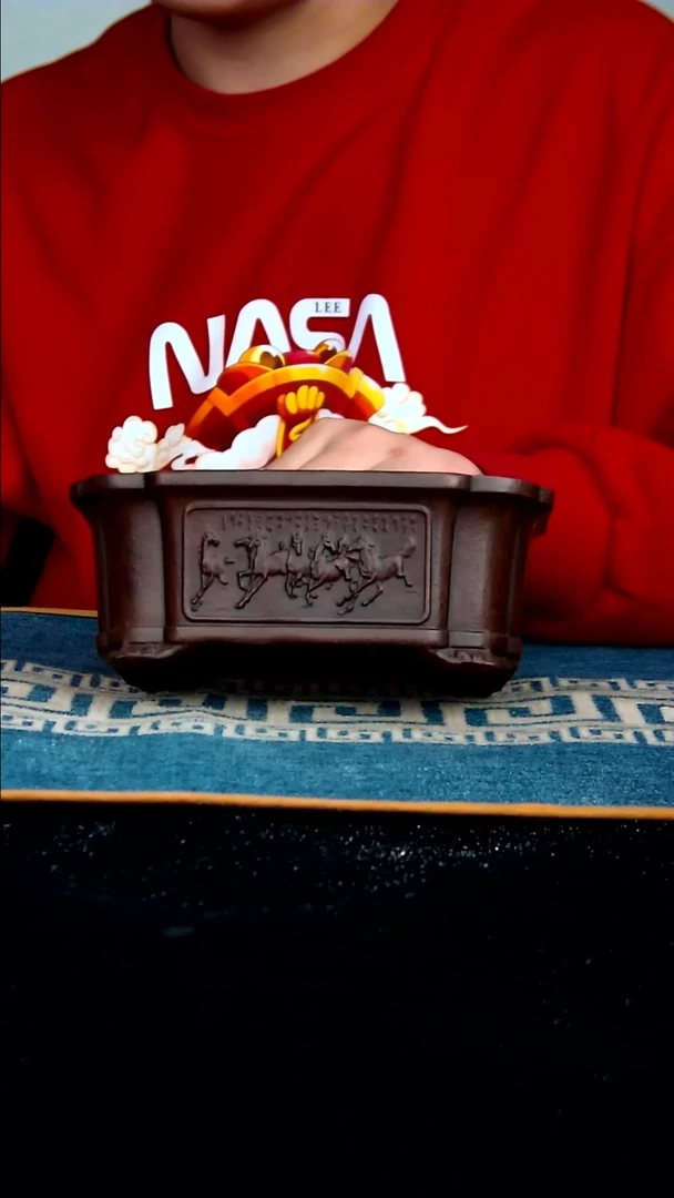 【闪购商品】紫砂花盆15*10.5*5内径紫砂花盆