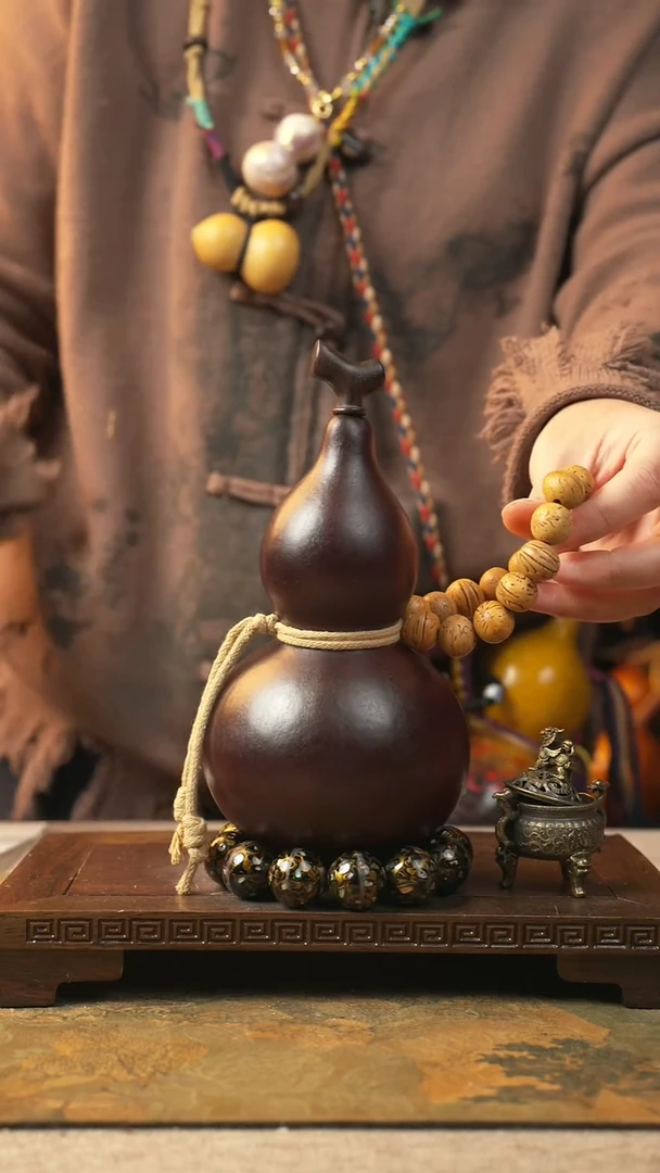 484大漆一物一拍记葫堂出品【不带手串】