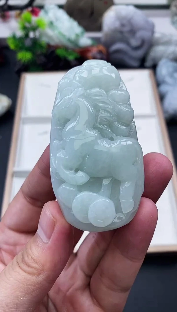 颈饰未镶嵌翡翠天然缅甸A货翡翠