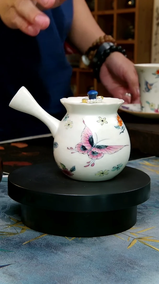 亘古茶具福利分享@侧把壶