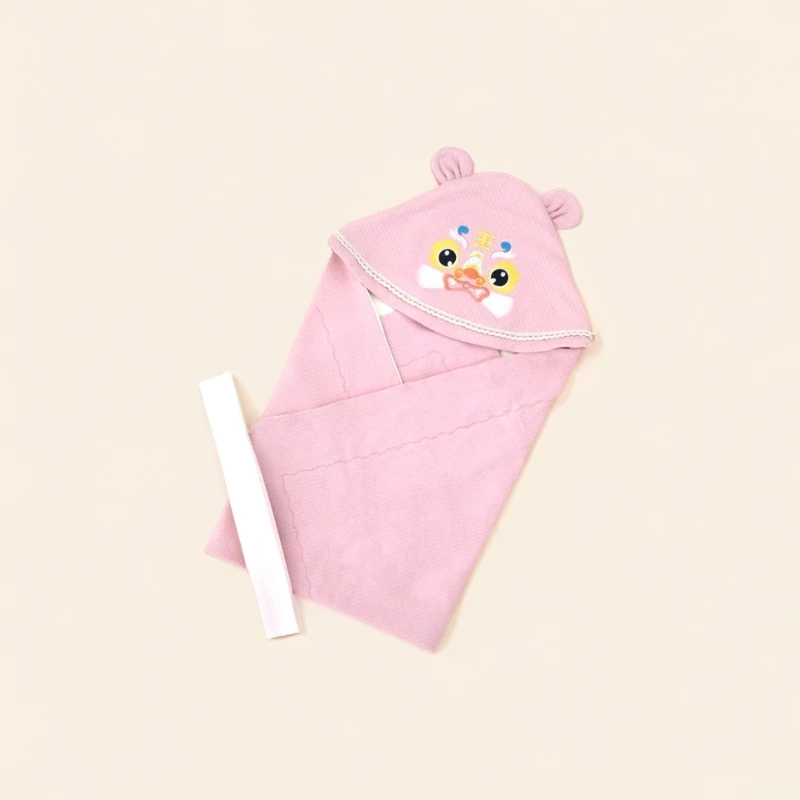 妈妈的手工坊不限季节双层新生儿舒适薄款透气抱被