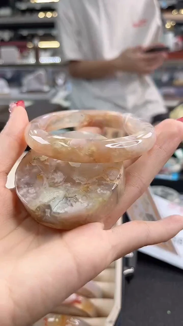 未镶嵌手镯石英质玉60圈口 （赠品镯心301273