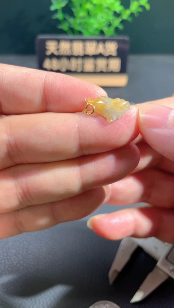 【闪购商品】翡翠颈饰18K金镶嵌翡翠