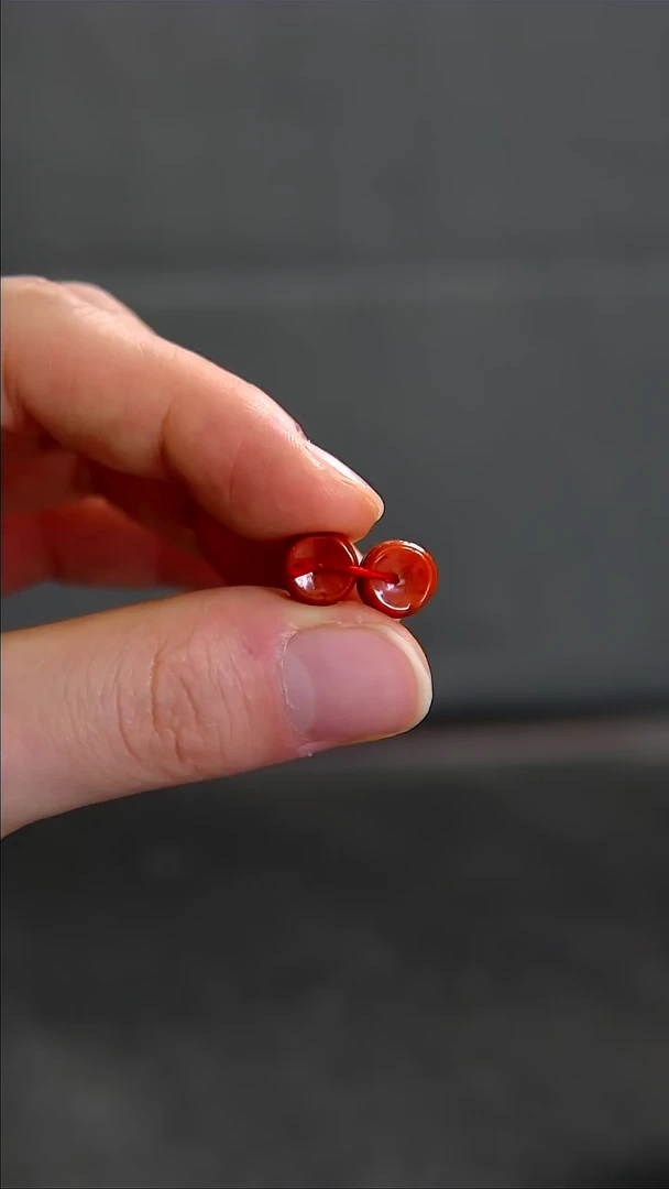 【闪购商品】南红玛瑙配饰未镶嵌004DY00206产品一对