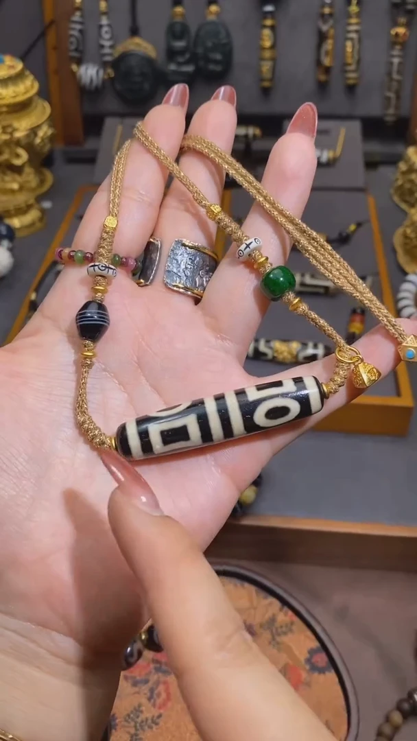 玛瑙/玉髓颈饰未镶嵌0001-四天地项链