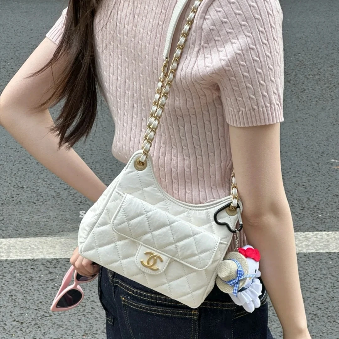99新 Chanel/香奈儿 天猫精灵小号白金油蜡皮/99新/优选