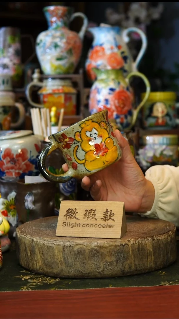 陶瓷60景德镇手工手绘釉下彩