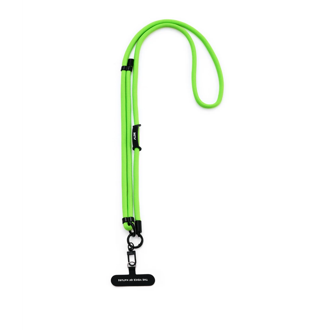 不锈钢吊坠 AUN噢姆时尚设计挂脖创意简约绿色手机挂绳M5EG30011