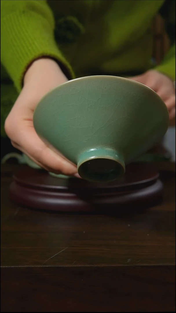 杯子瓷沐*茶一级斗笠杯