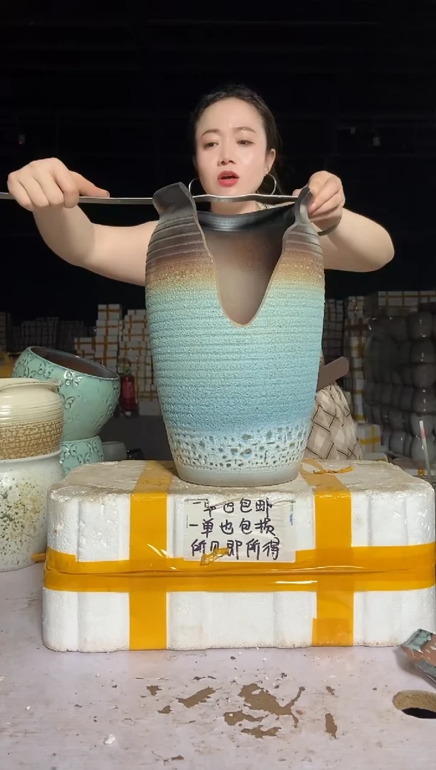 宜兴紫砂粗陶花盆22/38