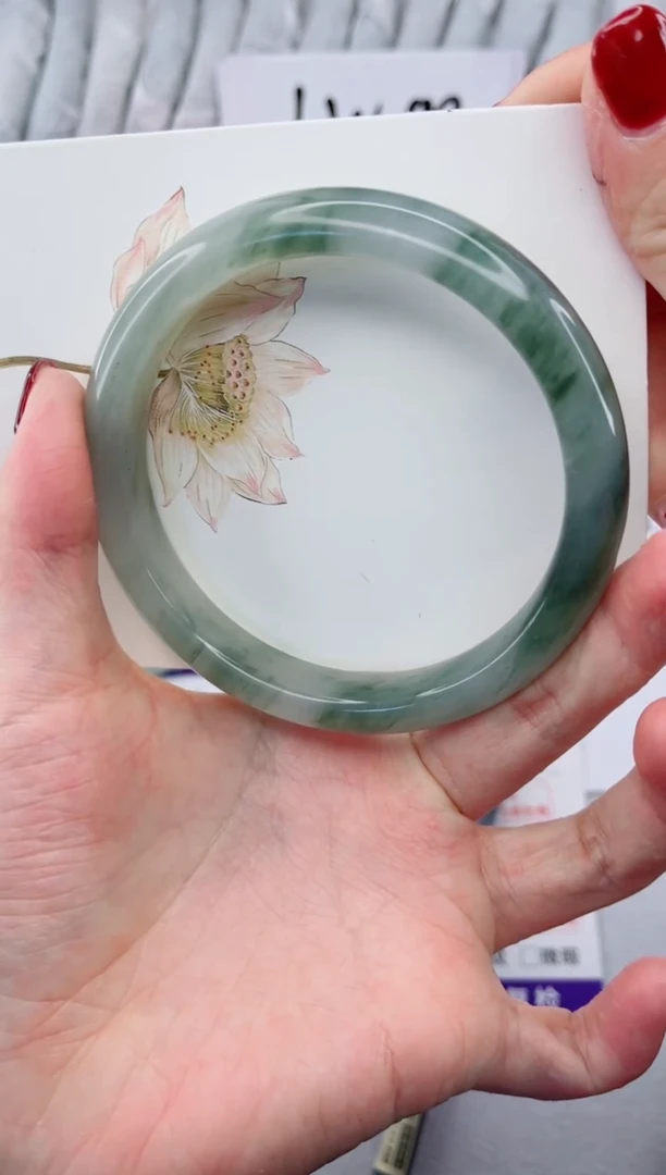 【闪购商品】石英质玉手镯合金34-65.1