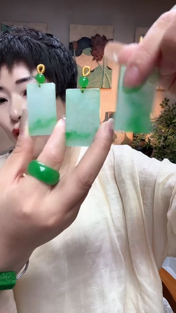 吊坠(赠链)合金翡翠606