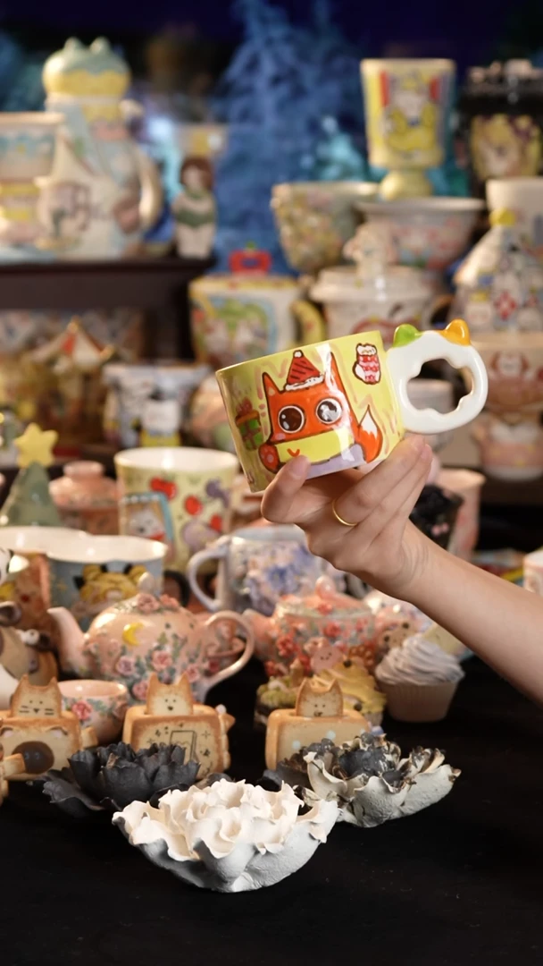 其他陶景德镇釉下彩手绘设计师款陶瓷