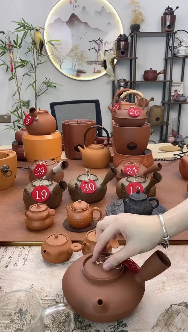 ?****哥老安顺26提梁+红泥鼓炉