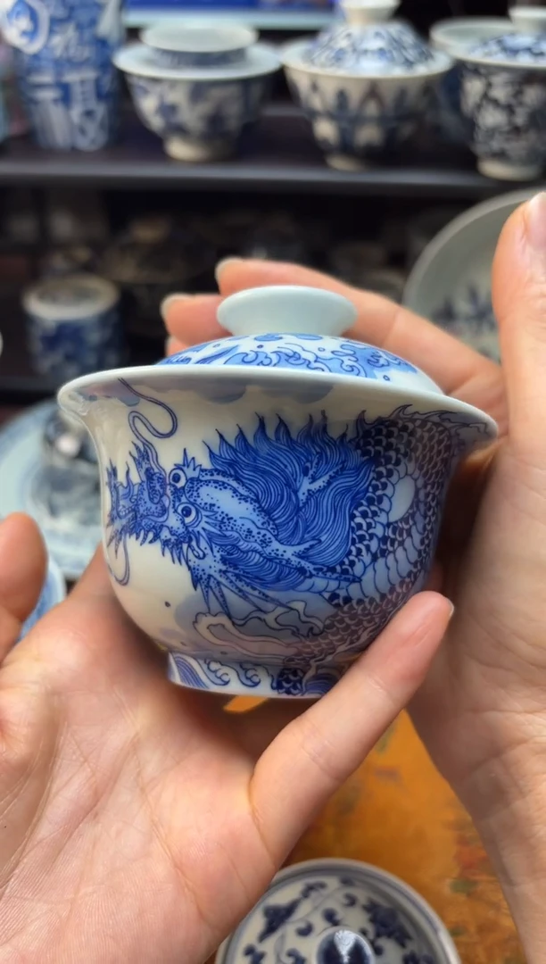 秋***子景德镇纯手工手绘瓷器（无礼盒）