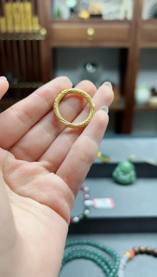 【闪购商品】18K金戒指/指环18k金戒指14号 ZX预售