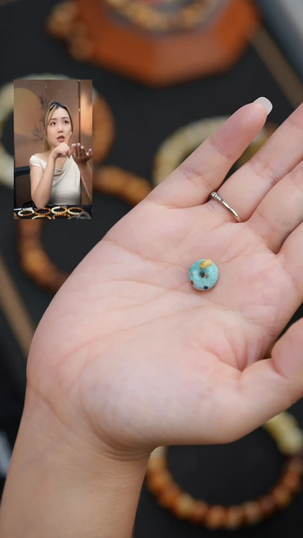 绿松石未镶嵌吊坠(不含链)0.93g