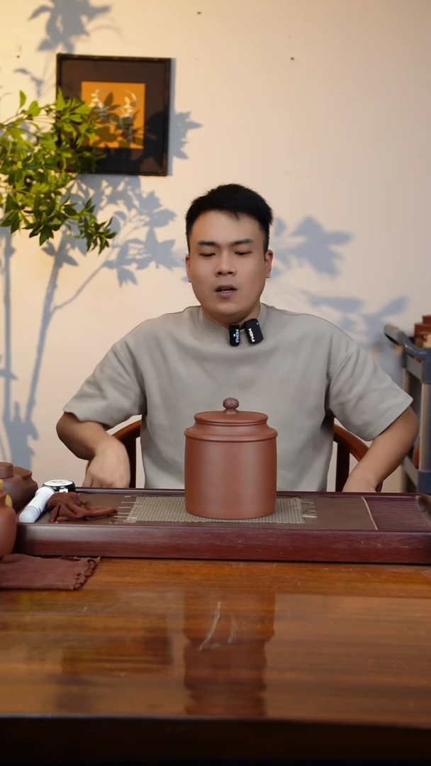 宜兴原矿紫砂茶叶罐