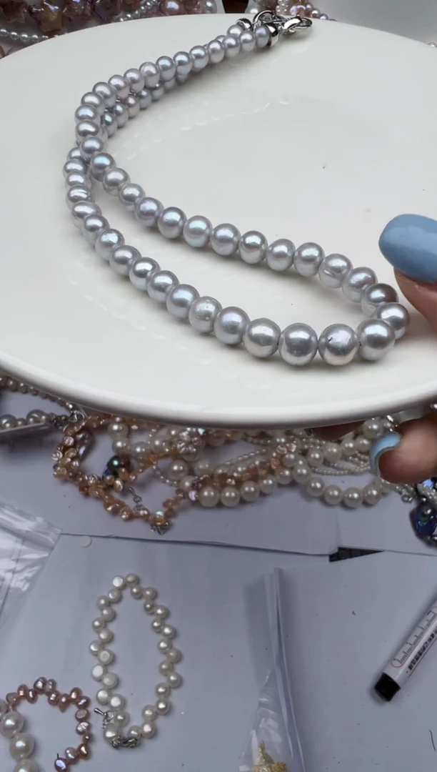 淡水珍珠未镶嵌颈饰1