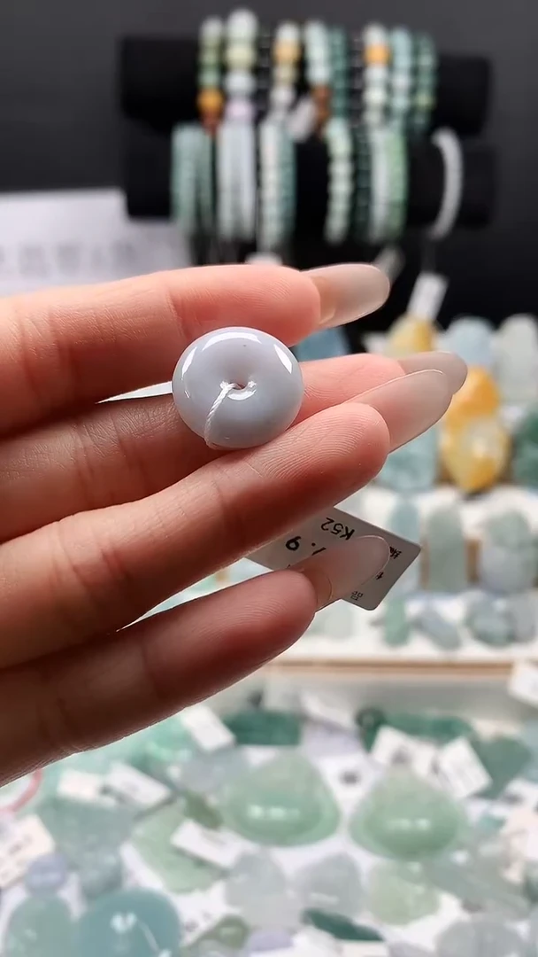 吊坠(不含链)未镶嵌翡翠21平安扣