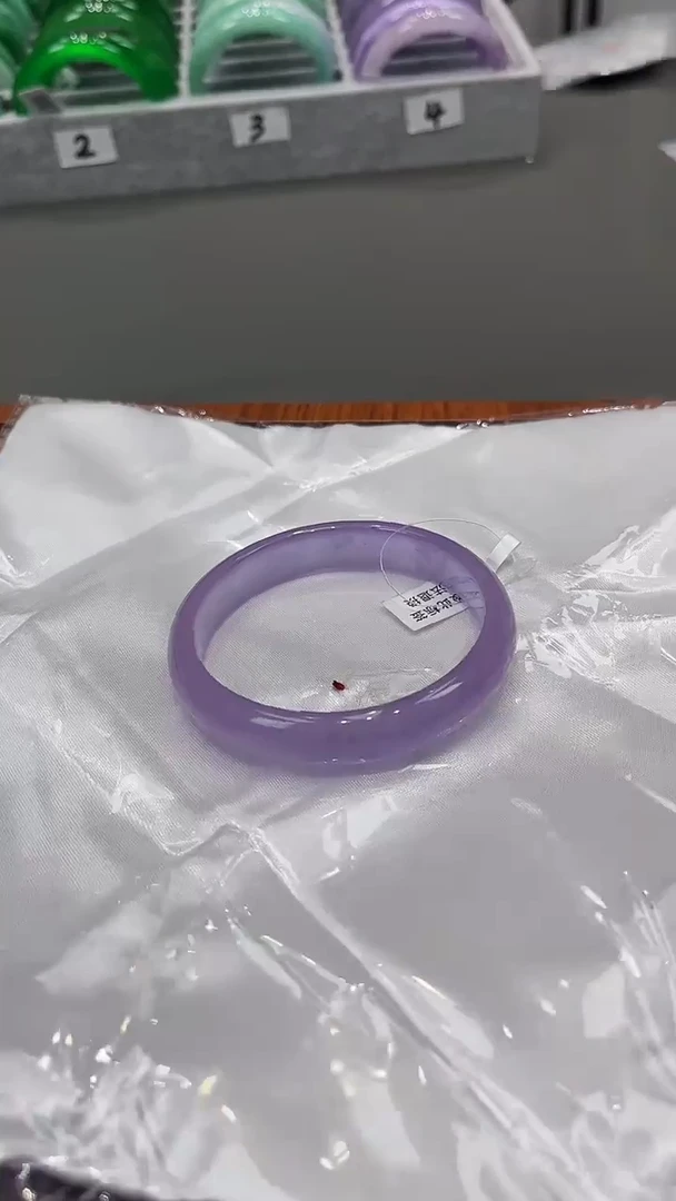 【闪购商品】砖雕s23 紫罗兰手镯 圈口54-62