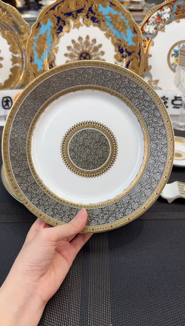 瓷片8英寸平盘 1个