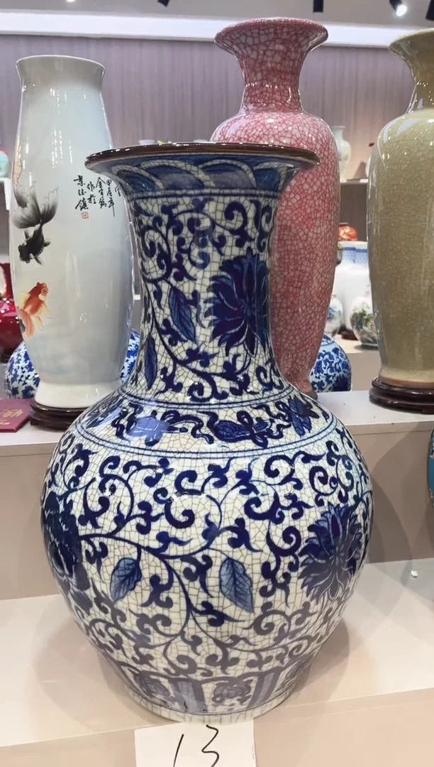摆件景德镇陶瓷花瓶
