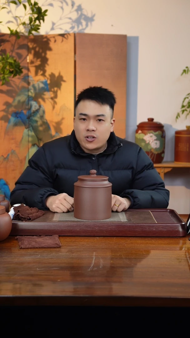 宜兴原矿紫砂茶叶罐