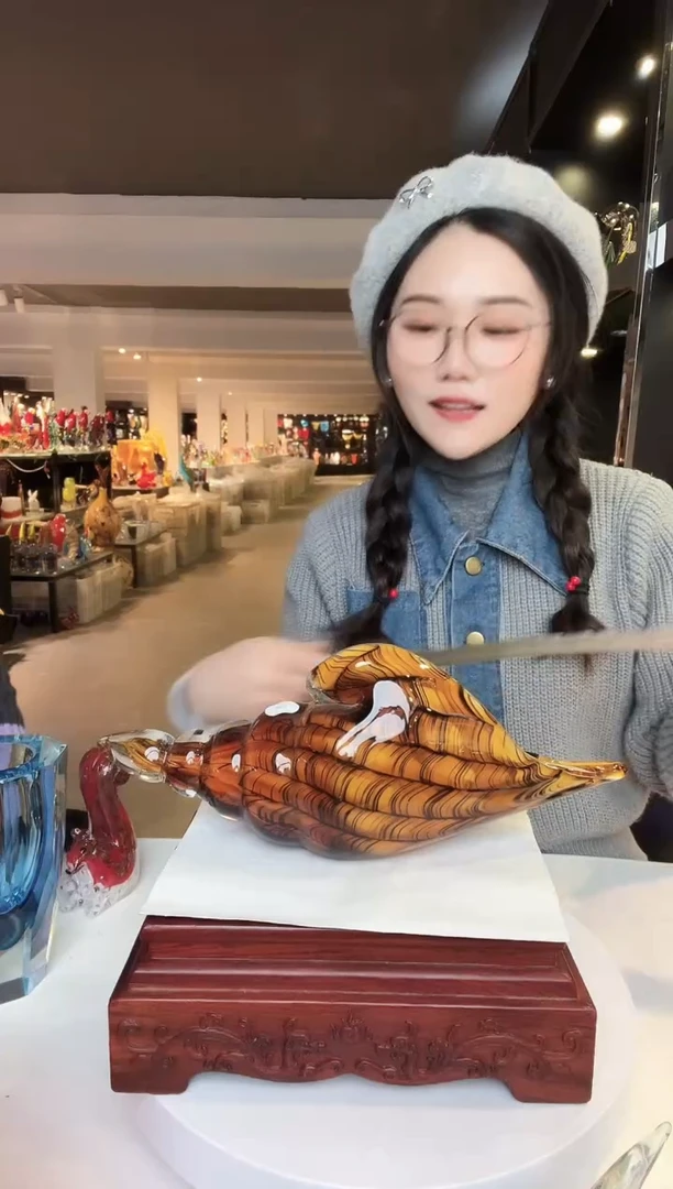 【闪购商品】茶盏琉璃摆件家居摆件