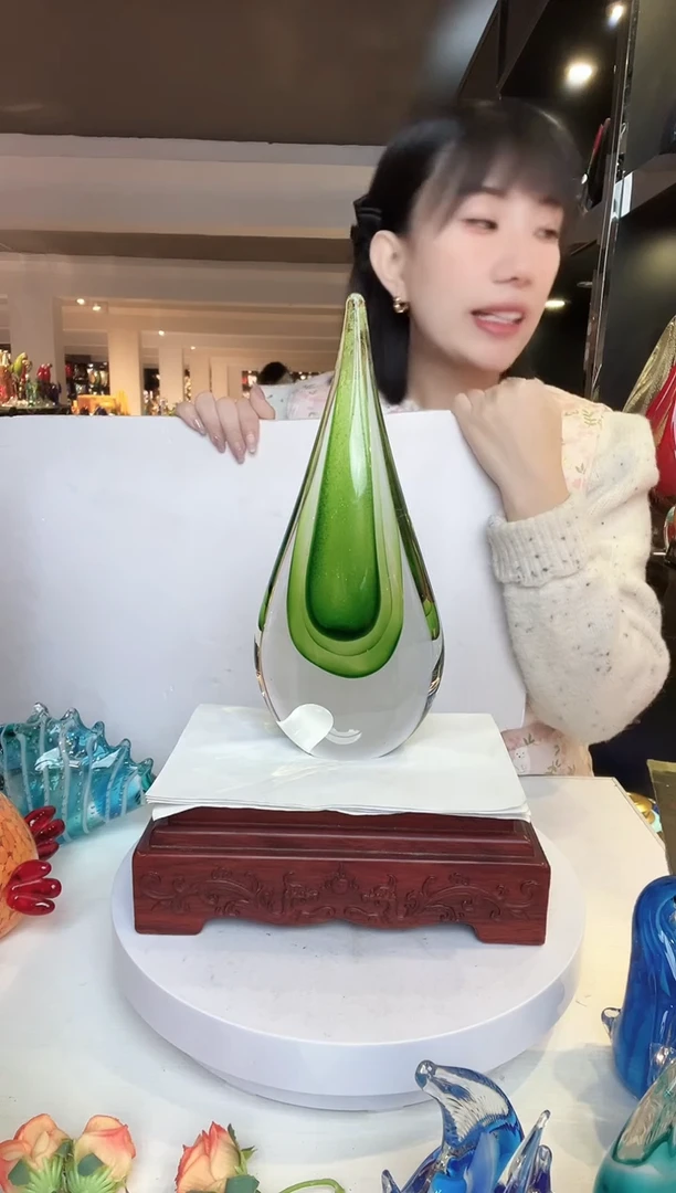 【闪购商品】茶盏琉璃摆件家居摆件