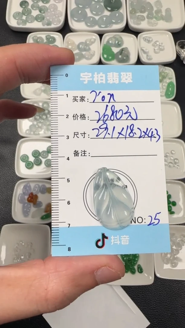 未镶嵌定制翡翠r****r  天然A货翡翠+叶子025