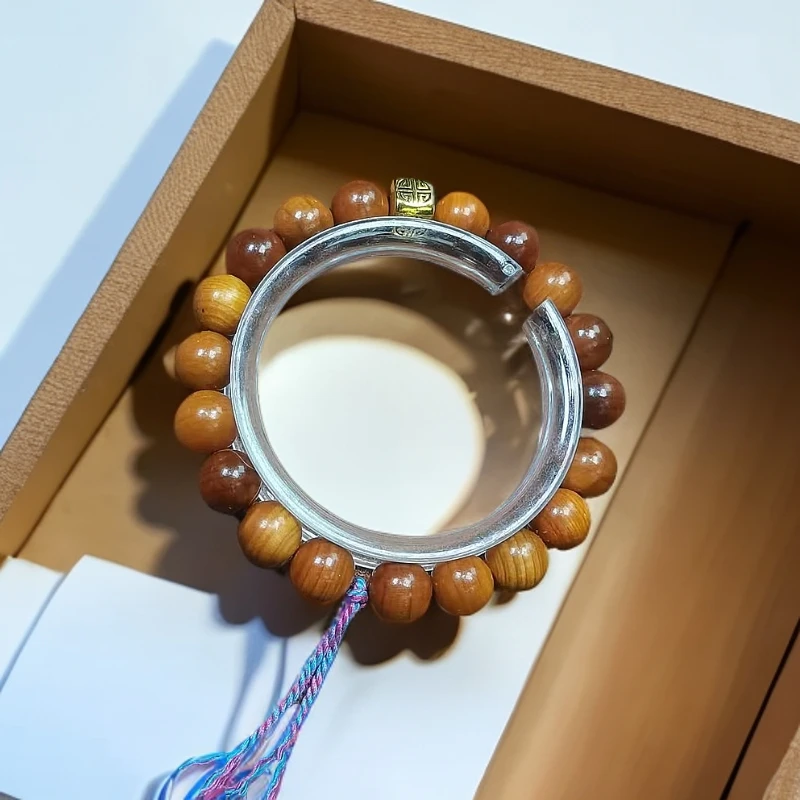 A558太行玉化糖心崖柏卡1.0DiY单圈手串