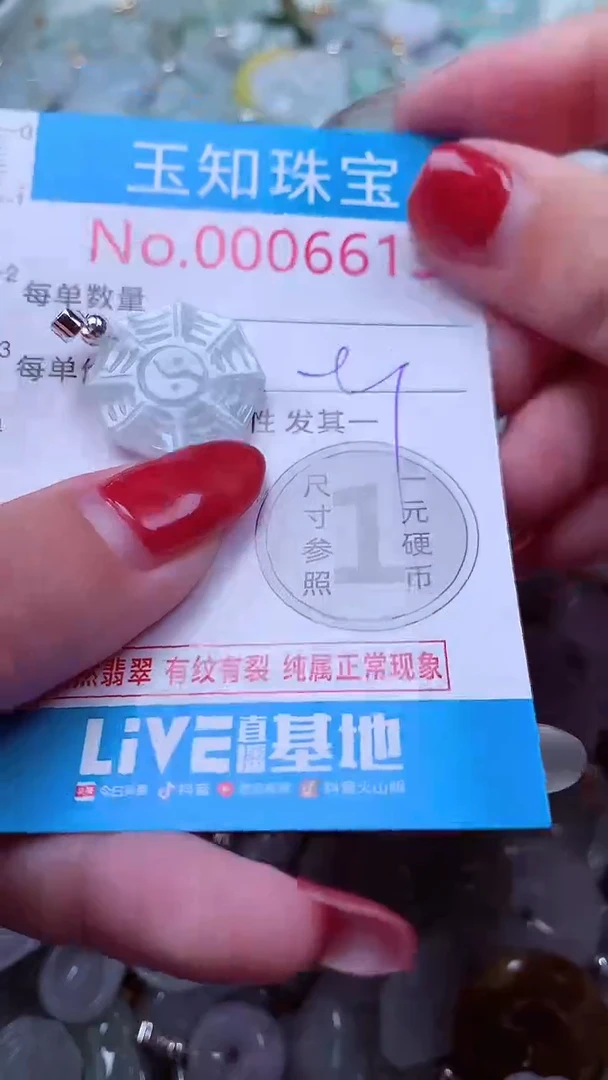 吊坠(不含链)未镶嵌翡翠6613