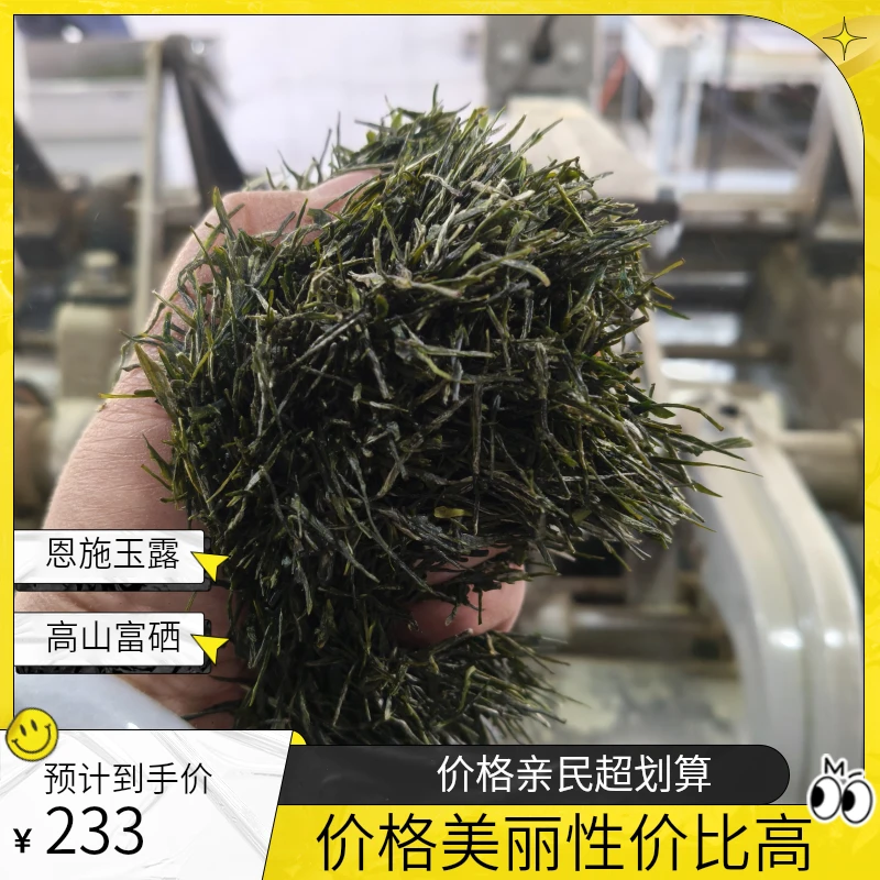 A3正品恩施玉露龙井43号荒野富硒茶湖北恩施玉露茶2025新茶