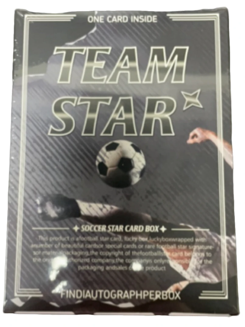 Team Star 足球球星收藏卡盒 足球潮玩 拆盒